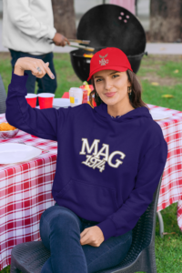 hoodie-mockup-of-a-woman-with-a-dad-hat-a-bbq-party-29707